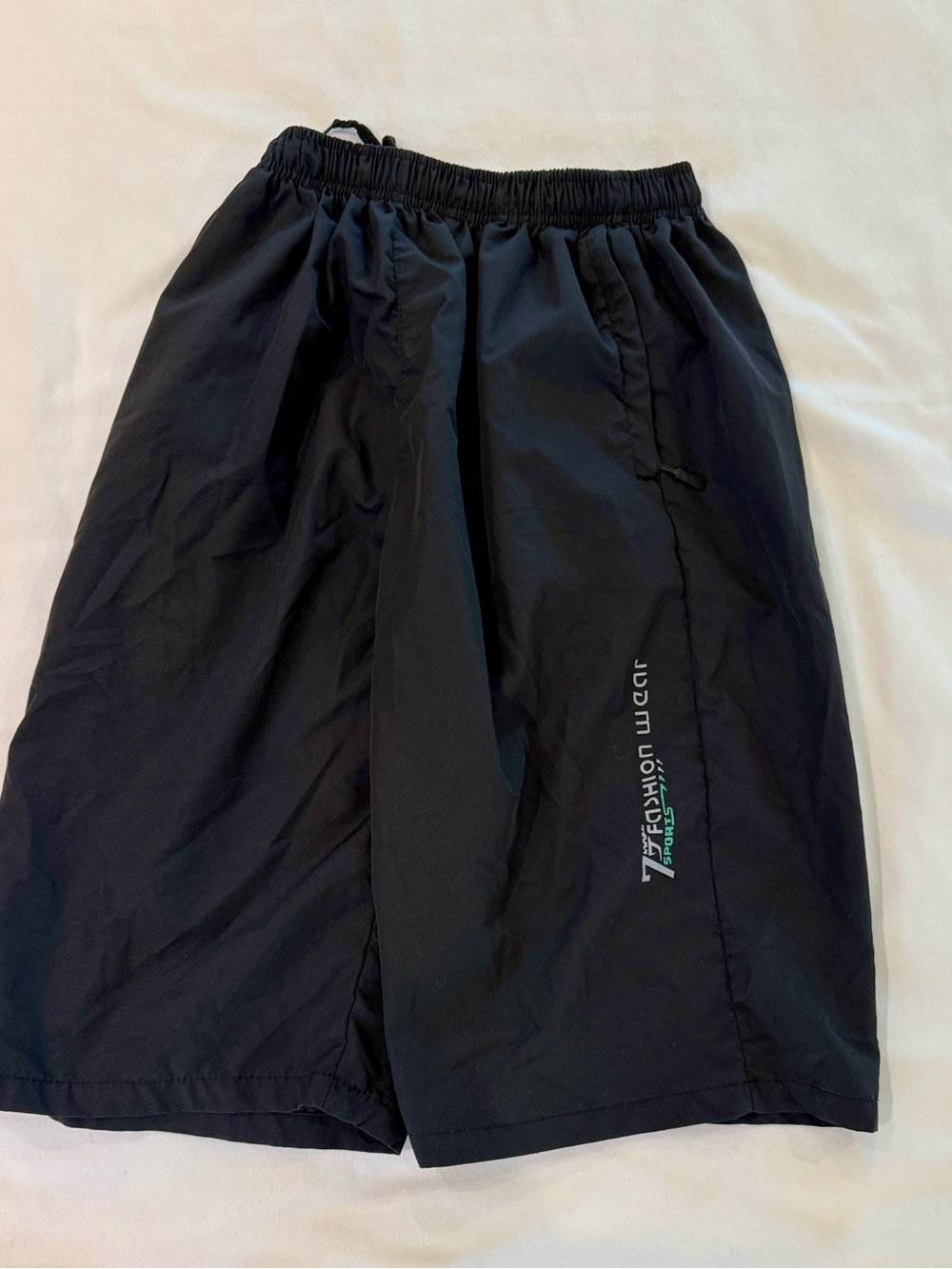 Men's Black Athletic‎ Sweatshorts - Lightweight Jogger Shorts